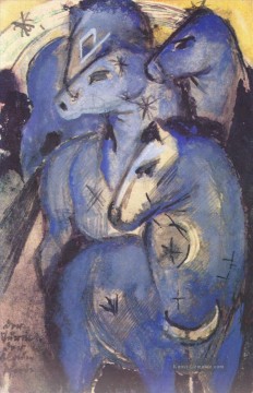  blauen Galerie - Turmderblauen Pferde Expressionist